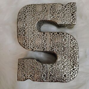 Silver Decorative Letter S